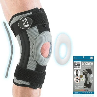 Image of Neo G Knee Support RX Stabilised with Flexible Stays and Silicone Patella Cushion for Weak, Injured or Arthritic Knees, Joint Pain Relief, Patellar Tracking, Rehabilitation Adjustable S