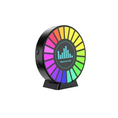 Image of RGB Ambient Light, Music Sync Lights, Dynamic Rhythm Lights Voice Activated Induction Decorative Light. Car Aromatherapy.