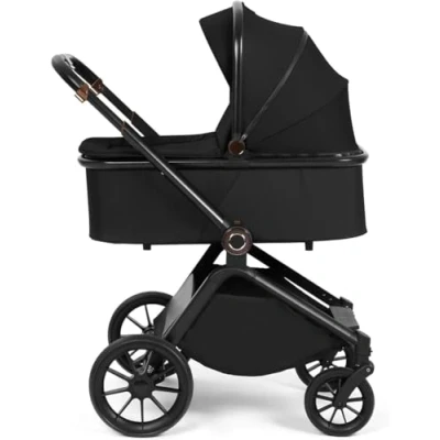 Image of Ickle Bubba Altima All in One i Size Travel System with Isofix Base (Stratus) Black
