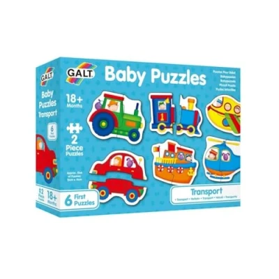 Image of Galt Toys, Baby Puzzles Transport, Jigsaw for Kids, Ages 18 Months Plus