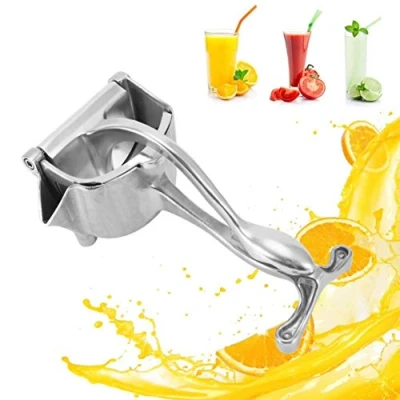 Image of ANGGREK Lemon Squeezer Manual Stainless Steel Juicer Fruit Press Heavy Duty Citrus Juicers Hand for Lime Orange Apple