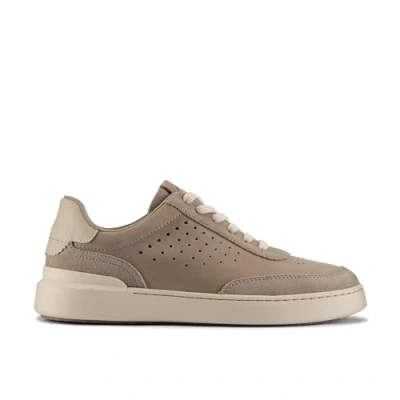 Image of Clarks Men&#039;s Courtlite Run Sneaker, Grey Nubuck, 7 UK