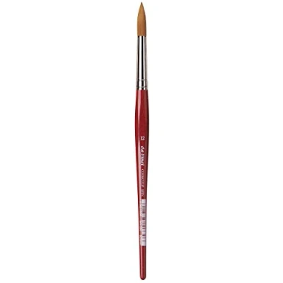 Image of Da Vinci 5580 Series Water Colour Brush, Synthetic Fiber, Red, 24 x 0.73 30 cm
