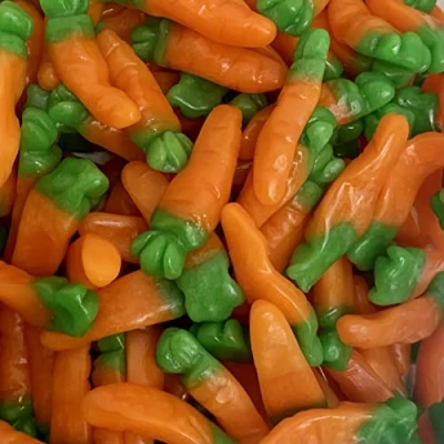 Image of Jelly Carrots 700g Re Sealable Pouch by The Gourmet Sweet Company