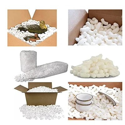 Image of BBP Express Biodegradable Eco Loose fill Packaging Packing Peanuts Chips Void Filling Filler (15 x Cubic Feet Full Bag)