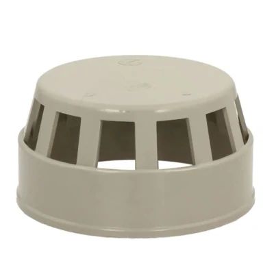 Image of Davant Solvent Soil Vent Terminal 110mm Olive Grey