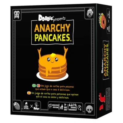 Image of Zygomatic Dobble Anarchy Pancake Card Game Ages 7+ 2 to 8 Players 15 Minutes per Multilanguage (Includes Spanish)