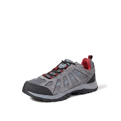 Image of Columbia Men&#039;s Redmond 3 WP waterproof low rise hiking shoes, Grey (Ti Steel x Black), 11 UK
