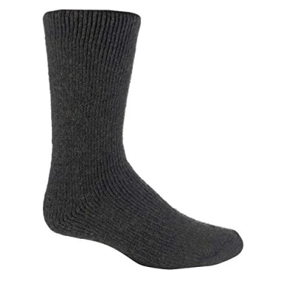 Image of HEAT HOLDERS Mens Thick Heavy Winter Warm 2.7 TOG Short Thermal Wool Rich Socks (6 11 uk, Charcoal (S.Wool))