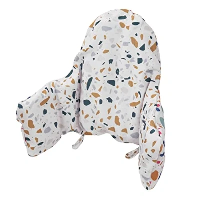 Image of Longgouk Cushion for High Chair, Chair Pad IKEA Antilop Highchair, Seat Pad, Built in Inflatable Cushion, Soft and Comfortable, Baby Sitting More Comfortable (Color Stone)