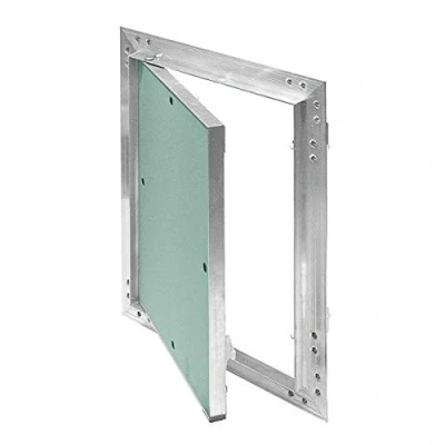 Image of Plasterboard Access Panels with Aluminium Frame/Revision Door/Inspection Flap/Service Hatch/Vision Panel (400mm x 500mm)