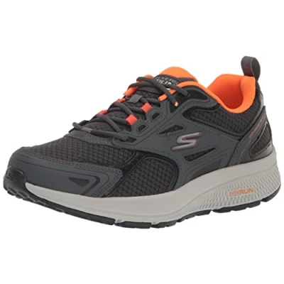 Image of Skechers GOrun Consistent Running Shoes AW23 Grey Orange
