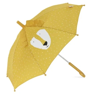 Image of Trixie Mr. Lion Umbrella 100% Recycled Polyester Kids Yellow