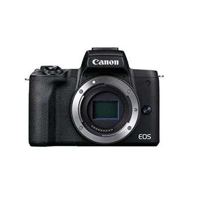 Image of Canon EOS M50 Mark II + EF M 15 45mm f/3.5 6.3 IS STM (Black) Mirrorless camera (Renewed)