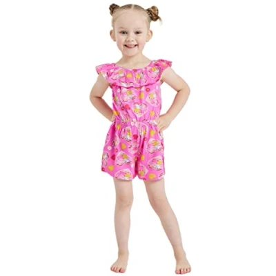 Image of Girls Peppa Pig Playsuit Jumpsuit Summer All in One (Peppa 12 18 Months)