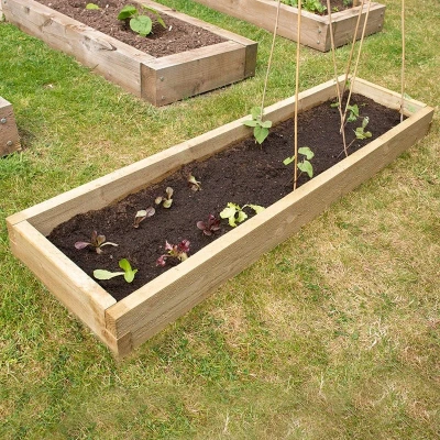 Image of Forest Caledonian Long Raised Bed 1&#039;6 x 6&#039; (0.45m 1.8m)