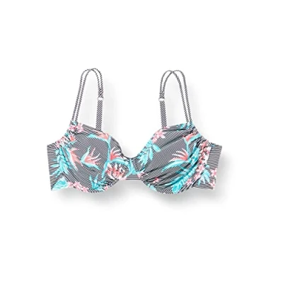 Image of Firefly Malisa II Bikini Top Women&#039;s Flower/Stripe, 38C