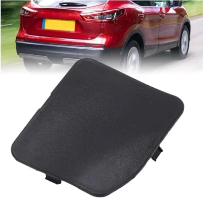 Image of Rynplex for Nissan, Qashqai J11 2014 2018 Rear bumper Tow Hook cover Towing Eye Cap 850714EA0A trailer