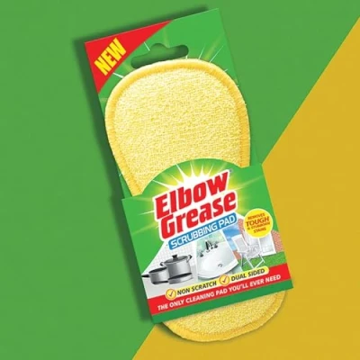 Image of Scrubbing Pad Yellow By Elbow Grease