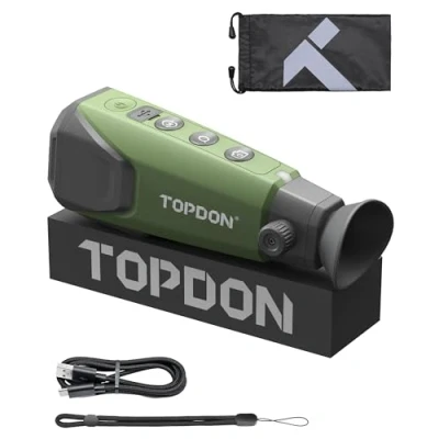 Image of TOPDON Thermal Imaging monocular TS004, 256x192 13mm, 50Hz, 32G RAM, 11 Hour Battery Life, for Night Vision Outdoor Exploration, Wildlife Viewing, Hunting
