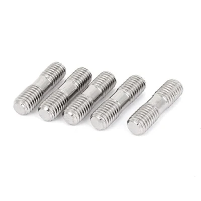 Image of Sourcingmap M8 x 30mm A2 Stainless Steel Double End Threaded Stud Screw Bolt 5 Pcs