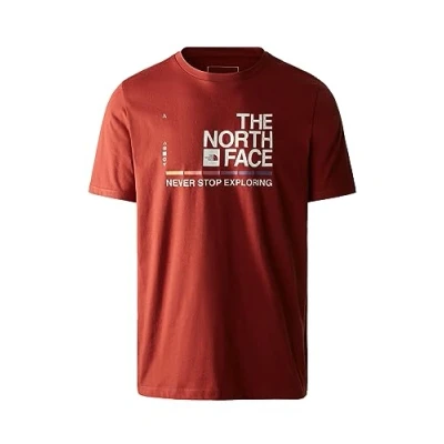 Image of THE NORTH FACE Foundation Graphic T Shirt Brandy Brown XXL