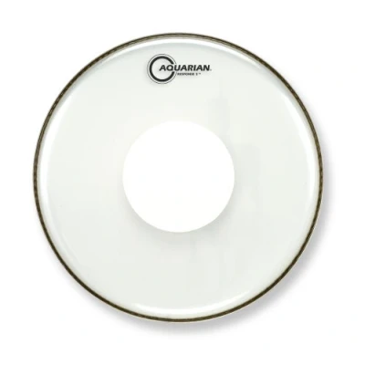 Image of Aquarian RSP2 PD12 Response 2 Series 12 inch Drumhead Powerdot Ply Clear