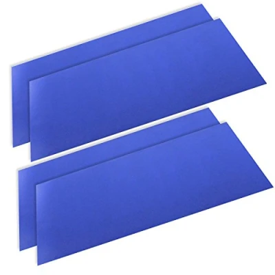 Image of SPARES2GO Defrost Fridge Freezer Mat Durable Anti Frost Liner (50cm x 25cm, Pack of 4)