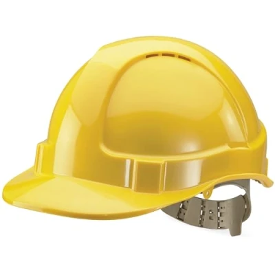 Image of Beeswift BBVSHY VENTED SAFETY HELMET YELLOW