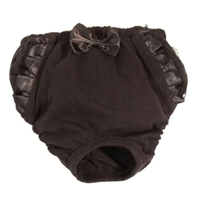 Image of CROCI Hygienic Knickers Doggy Pants, 25/30 cm, Small, Black