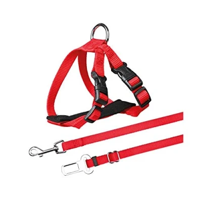 Image of Trixie Car Harness For Cats, 20 50 cm/15 mm, Red