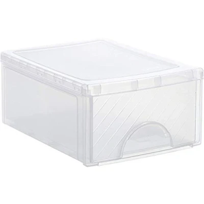 Image of Rotho Frontbox small drawer box 1 drawer, Plastic (PP) BPA free, transparent, klein (35.0 x 26.0 14.0 cm)