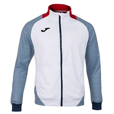 Image of Joma Essential II Jacket and Vest Cabal, Men, White Navy, 4XS