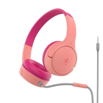 Image of BELKIN SoundForm Mini AUD004BTPK Kids Headphones Pink, Pink