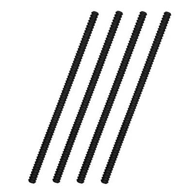 Image of 4 Pack Heat Resistant Silicone Oven Rack Cover Long Edge Protector, Protect Against Burns and Scars Shields,Oven Cover,Oven Protector,Silicone Guards,Silicone