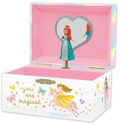 Image of Musical Princess Jewellery Box for Girls Childrens Music Box, Gifts Girls, Toys, 15.2 x 11.8 8.9 cm