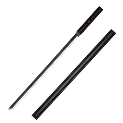 Image of Cosplay Prop Replica Naruto Shippuden Sasuke Sword of Kusanagi Black Snake Wooden 102cm Hand Painted Chokutō for and Conventions