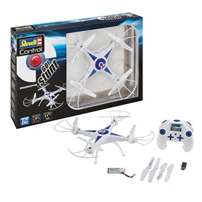Image of Revell Control 23842 Remote Quadcopter &quot;Go! Stunt&quot; With Precise 2.4 GHz Control, Speed levels, Flip Mode, Headless 6 Axis Gyro, Easy To Fly, 31cm in length