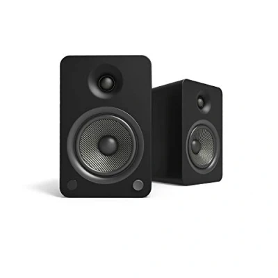 Image of Kanto YU6MB Bluetooth Powered Speakers 200 Watts Phono Preamp (Matte Black)