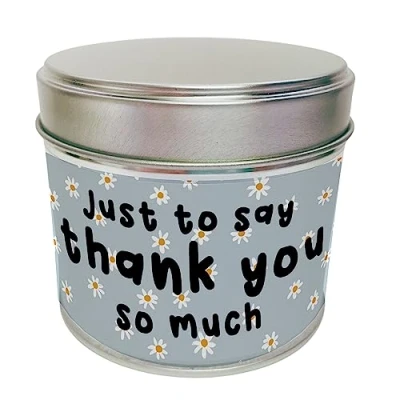 Image of Thank You so Much Candle for Her Gift Best Friend Teacher Thoughtful WC TIN 99