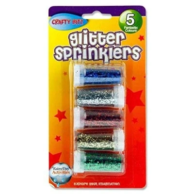 Image of Premier Stationery Crafty Bitz Glitter Sprinkler Tub (Pack of 5)
