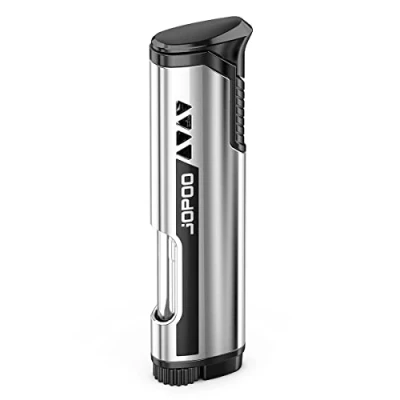Image of JOPOO Windproof Jet Flame Turbo Torch Lighter Butane Refillable (Sold Without Gas)