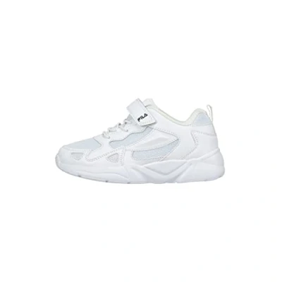 Image of Fila Ventosa Unisex Trainers for kids, Size: 11.5K, White Imitation leather/ textile