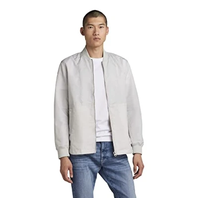Image of G STAR RAW Men&#039;s 15 Degrees Overshirt, Grey (oyster mushroom D22938 C143 D607), L