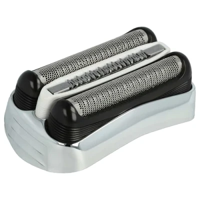 Image of vhbw Shaver Head Compatible with Braun CruZer Clean 5, 6 Electric Shavers Shaving Cassette, Silver