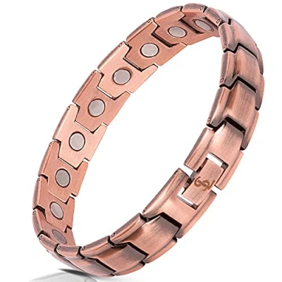 Image of Smarter LifeStyle Elegant Pure Copper Magnetic Bracelet, Men&#039;s