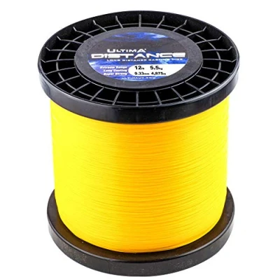 Image of Ultima E5282 Distance Long Range Casting and Sea Fishing Line Fire Orange, 0.33 mm 12.0 lb