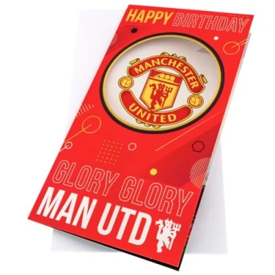 Image of MANCHESTER UNITED BIRTHDAY CARD