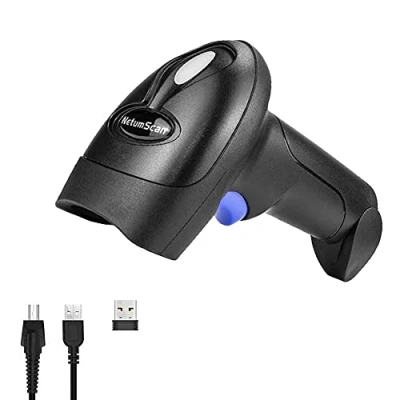 Image of NetumScan Wireless 2D Barcode Scanner Handheld Bar Code Reader Scan QR PDF417 DataMatrix Maxicode for PC Computer NSL8