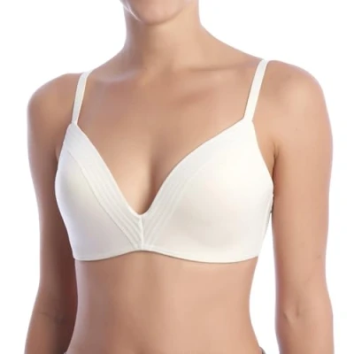 Image of Sloggi Women&#039;s Wow Embrace PU Wireless Bra, (White Light Combination M), M